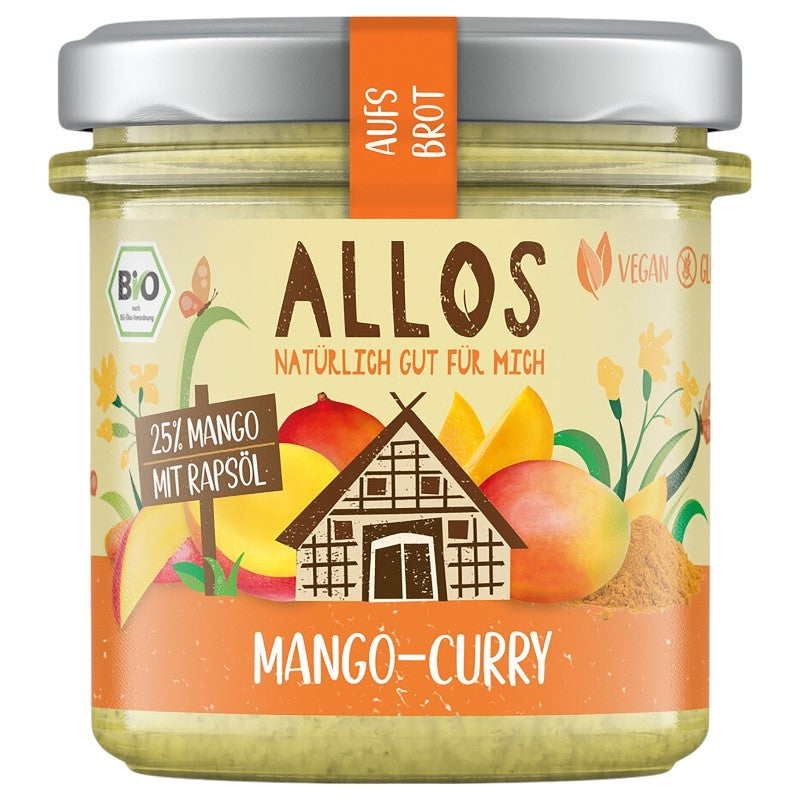 Allos - Tartinade mangue & curry BIO 140g
