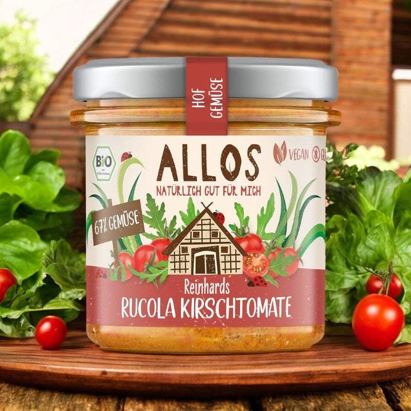 Allos - Tartinade roquette & tomates BIO 135g
