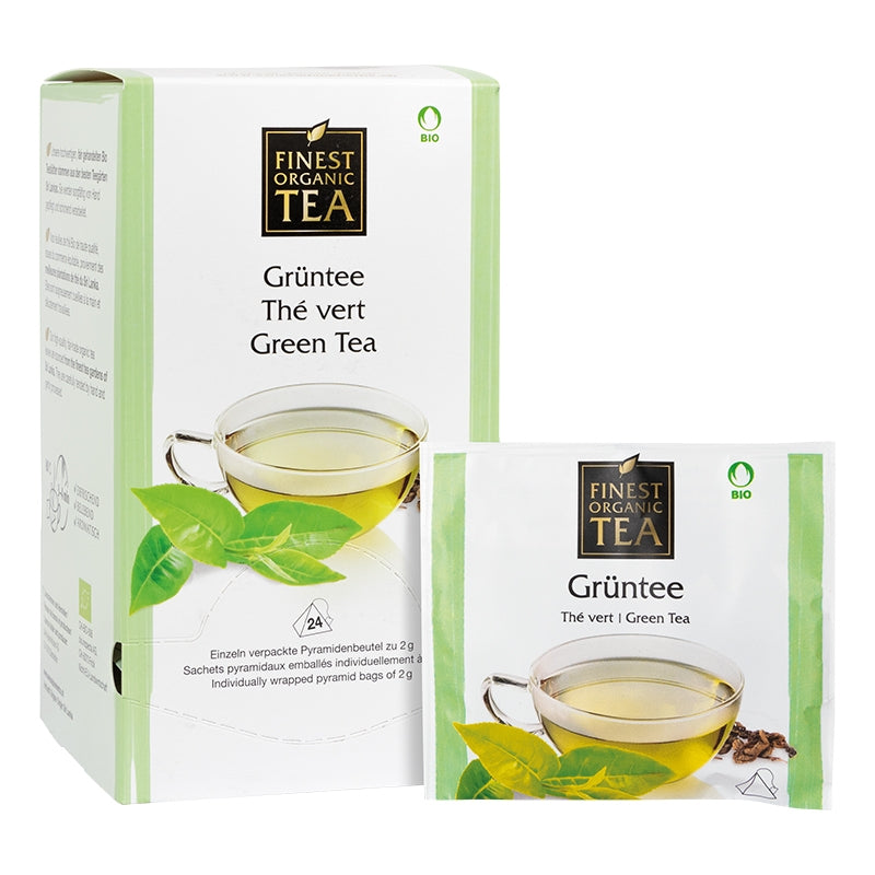 Bio-Sencha-Grüntee - 24 Teebeutel - Schweizer Alpenkräuter
