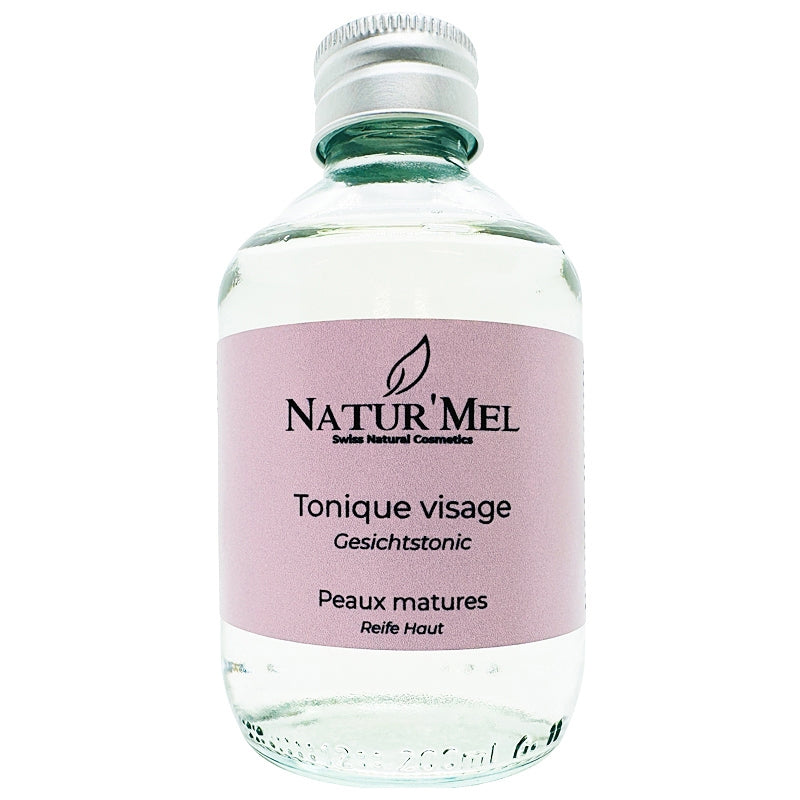 Tonique visage peau mature rose & thé vert