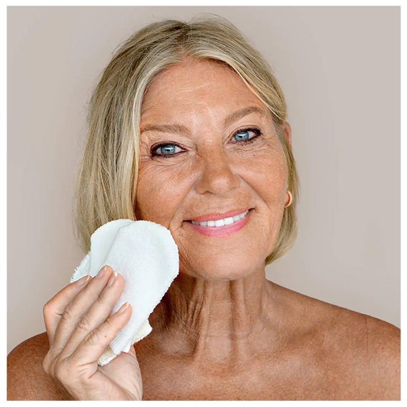 Babette - Reiseset mit 3 kleinen Make-up-Entferner-, Reinigungs- und Peelinghandschuhen