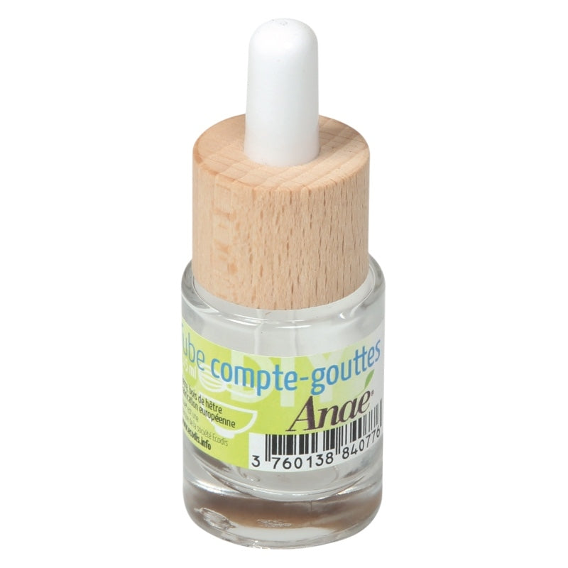 Anaé - Tube comptegouttes en verre 15ml