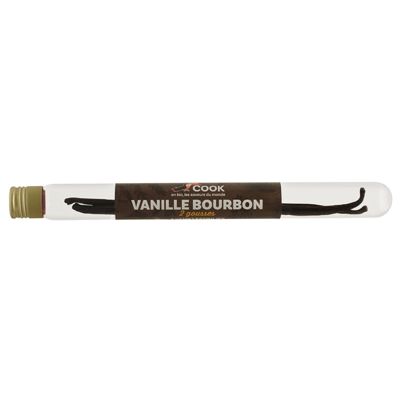 Cook - Vanille Bourbon en gousses BIO 2 pièces