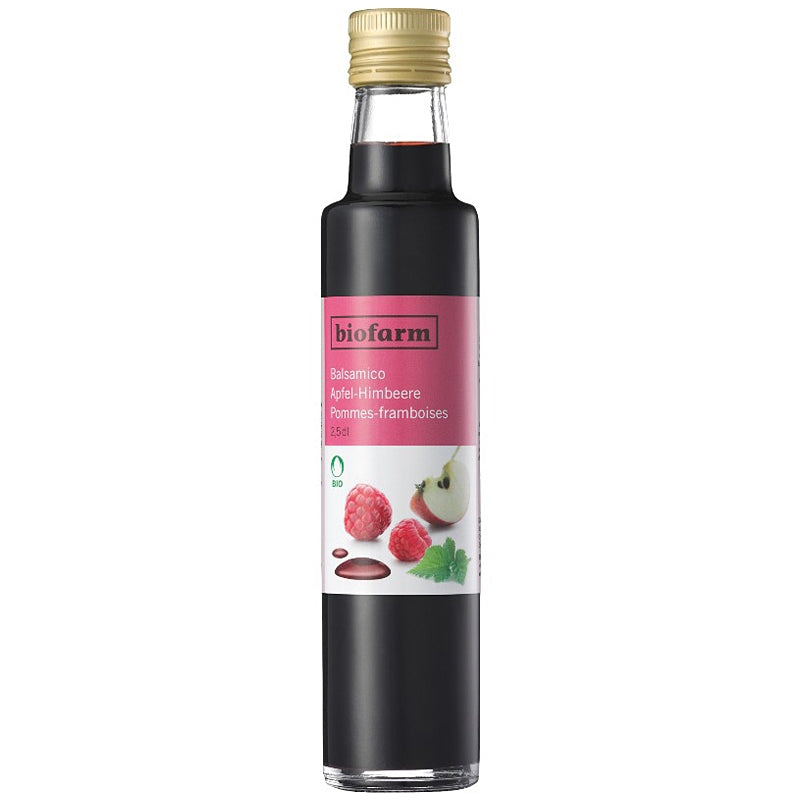 Biofarm - Vinaigre balsamique pommes & framboises BIO 250ml