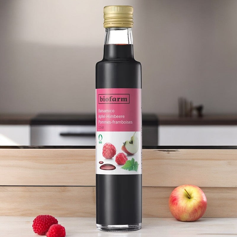 Biofarm - Vinaigre balsamique pommes & framboises BIO 250ml