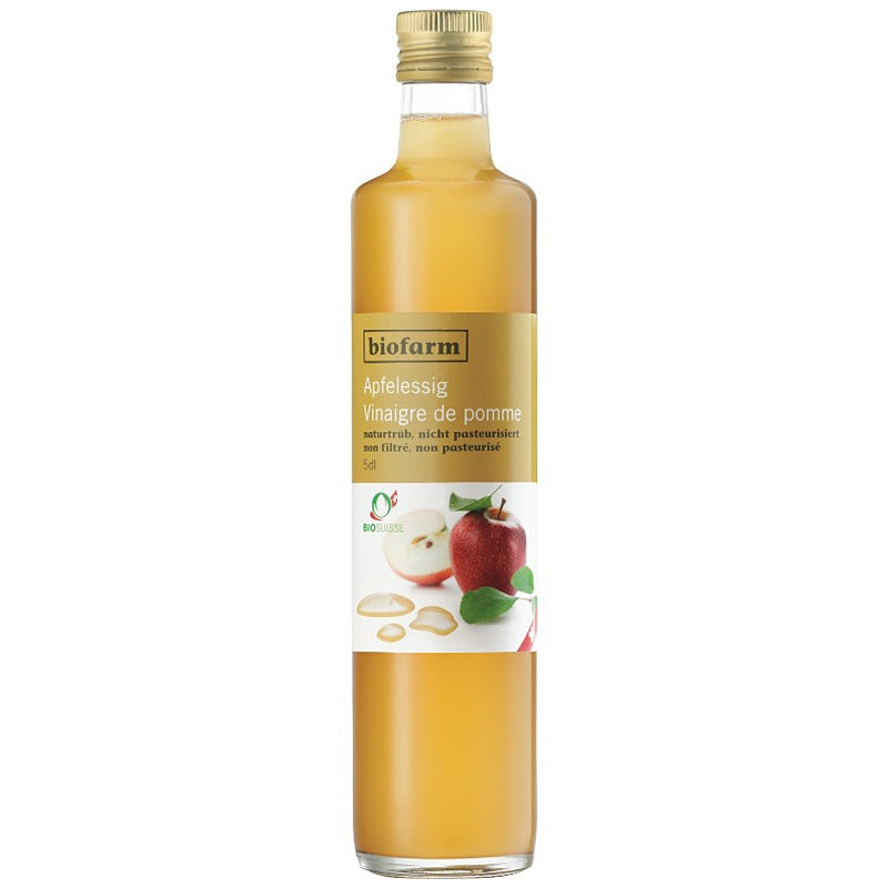 Biofarm - Vinaigre de pomme non filtré suisse BIO 500ml