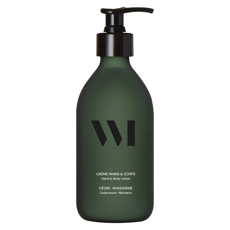 Bio-Hand- und Körpercreme mit Zeder und Mandarine - 290 ml - What Matters
