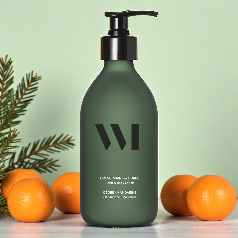 Bio-Hand- und Körpercreme mit Zeder und Mandarine - 290 ml - What Matters