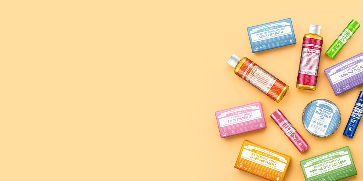 Dr. Bronner's : savons bio 18-en-1 depuis 1858