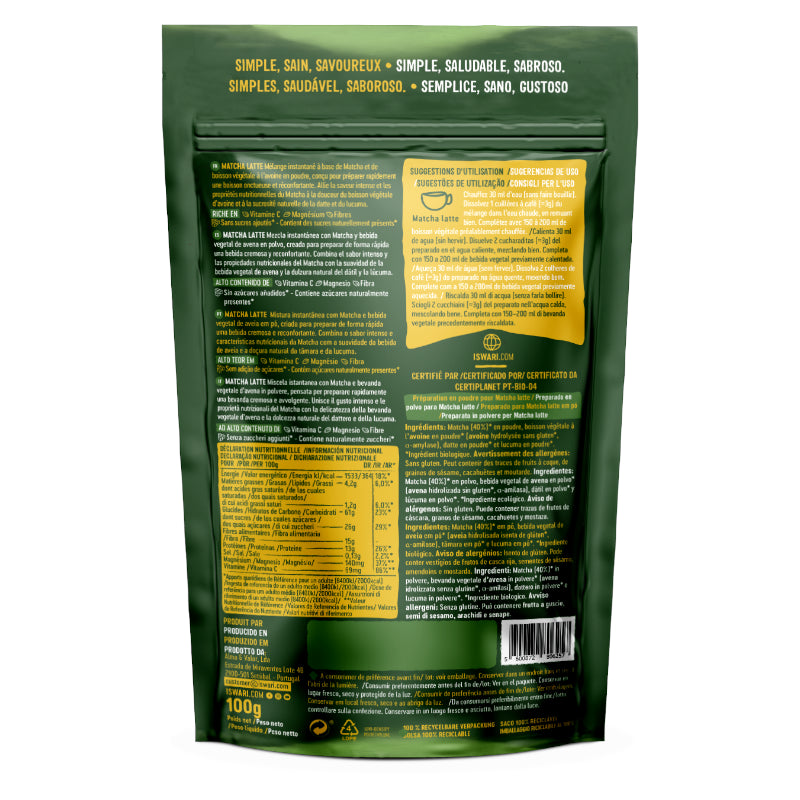 Iswari - Bio-Matcha-Latte 100g