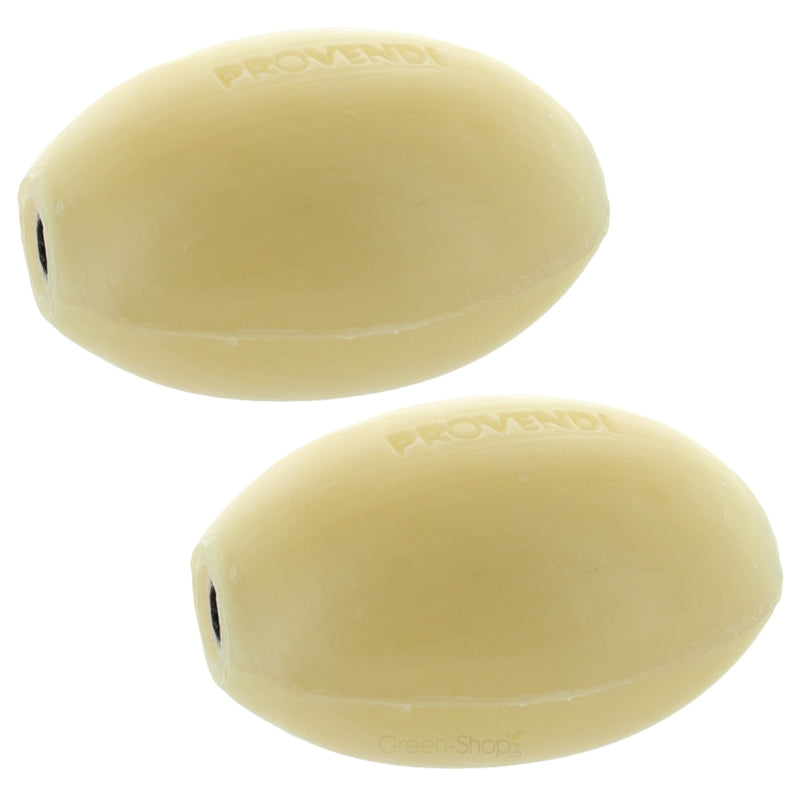 2 savons rotatifs blancs amande douce 2x290g