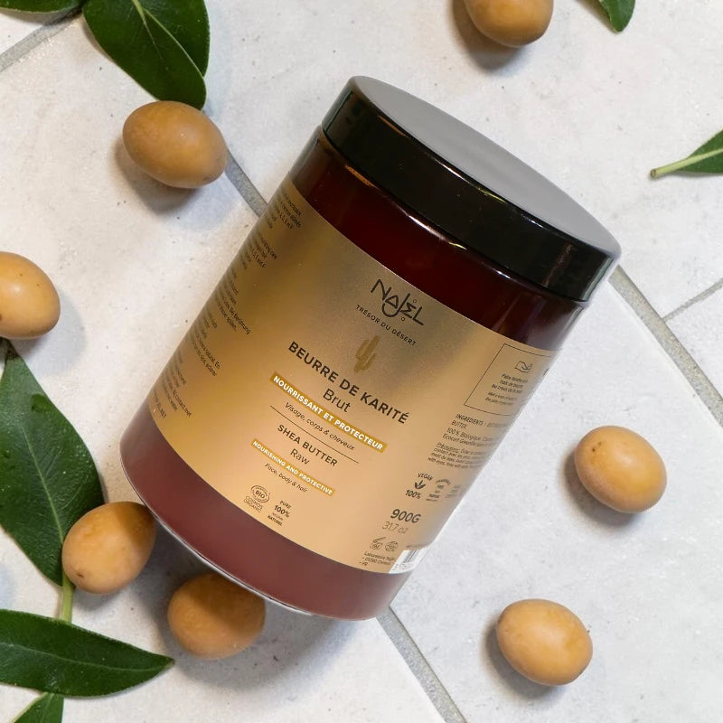 Beurre de karité brut BIO - 1kg - protecteur et nourrissant