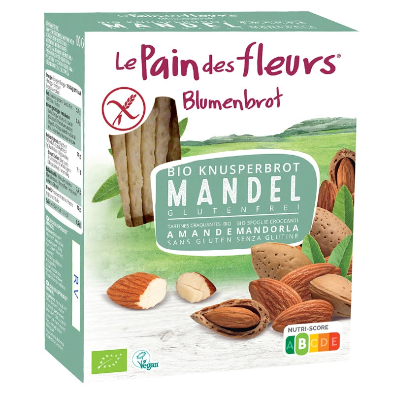 Knusprige Bio-Mandeltoasts - 150 g - Le Pain des Fleurs