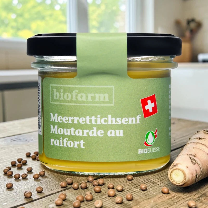Biofarm - Moutarde au raifort BIO