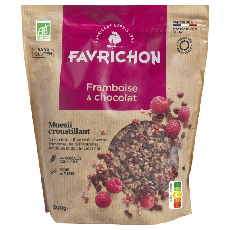 Knuspermüesli Himbeere & Schokolade BIO