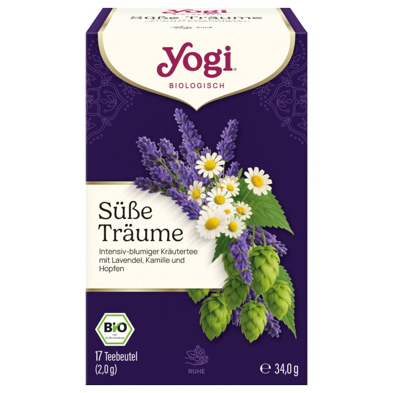 Kräutertee Lavendel, Kamille & Hopfen Süsse Träume BIO