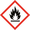 Pictogramme de danger avec une flamme