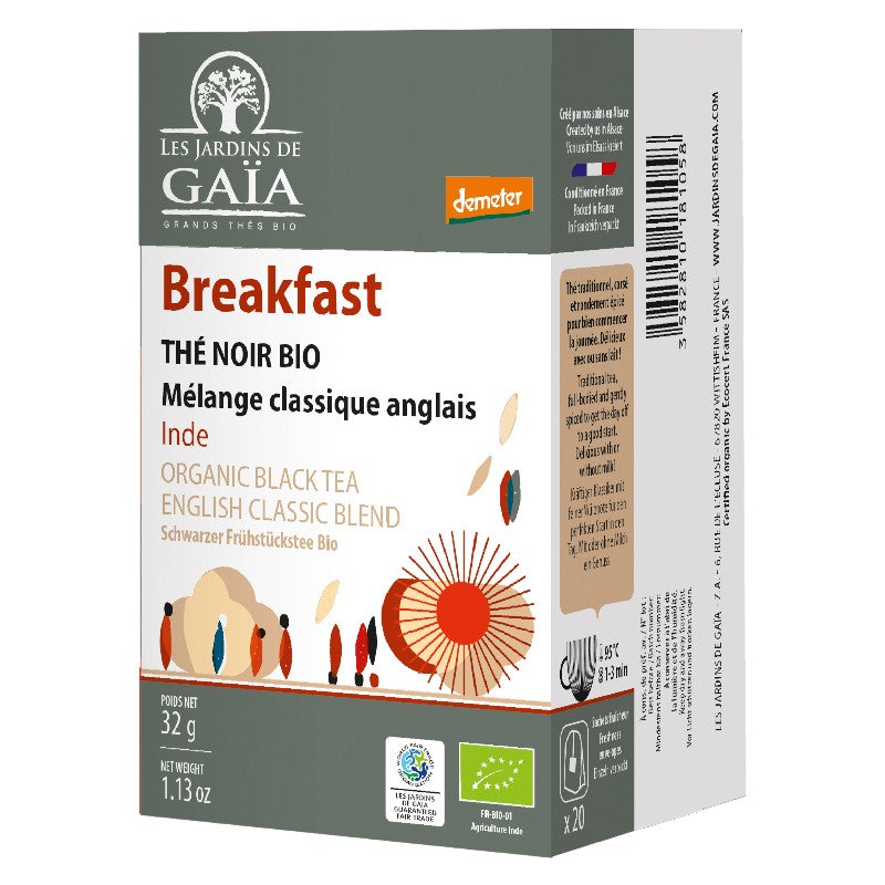 Breakfast thé noir BIO Les Jardins de Gaïa
