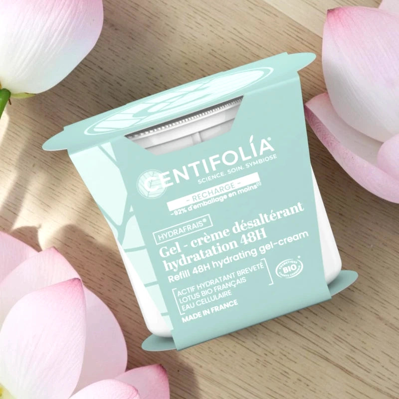 Centifolia - Recharge gel-crème désaltérant lotus & menthe BIO