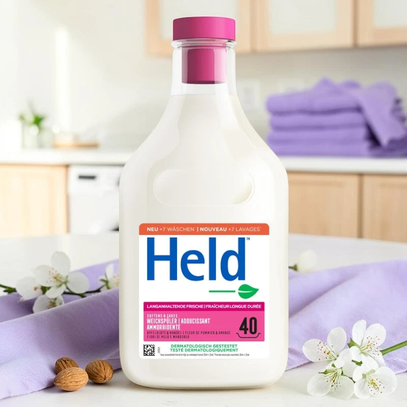 Held - Adoucissant sensitive fleur de pommier & amande 1l