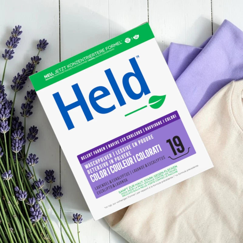 Held - Waschpulver Color Lavendel & Eucalyptus 950g