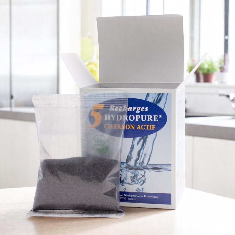 Hydropure - 5 recharges filtrantes au charbon actif