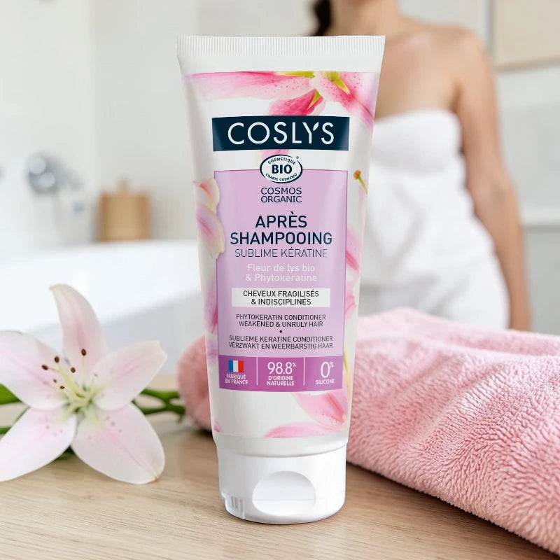 Coslys - Après-shampooing sublime kératine BIO phytokératine & lys 200ml