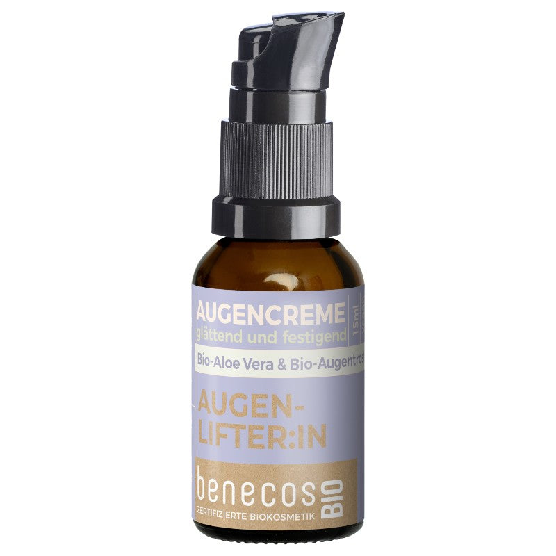 Benecos - Crème yeux aloe vera & euphraise BIO 15ml