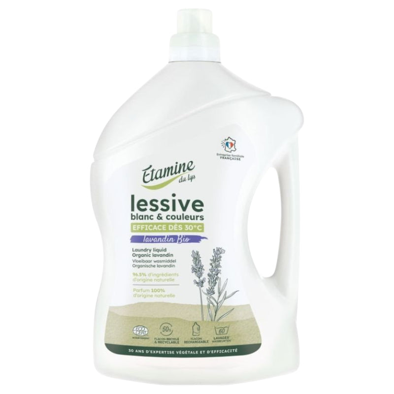 Etamine du Lys - Flüssigwaschmittel, Weiß & Bunt, Lavendelduft 3l