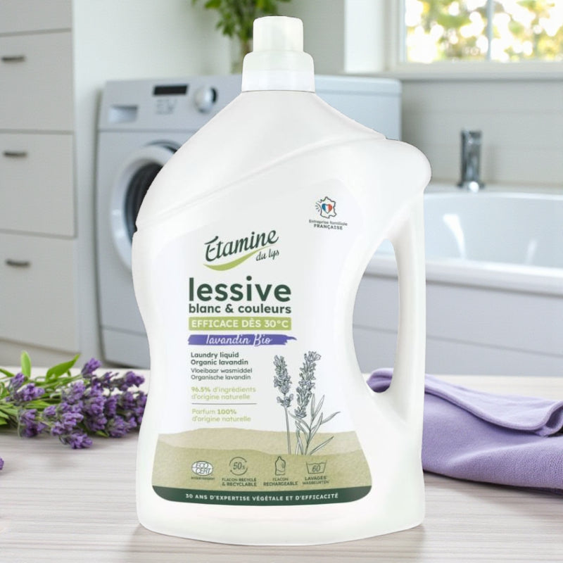 Etamine du Lys - Flüssigwaschmittel, Weiß & Bunt, Lavendelduft 3l