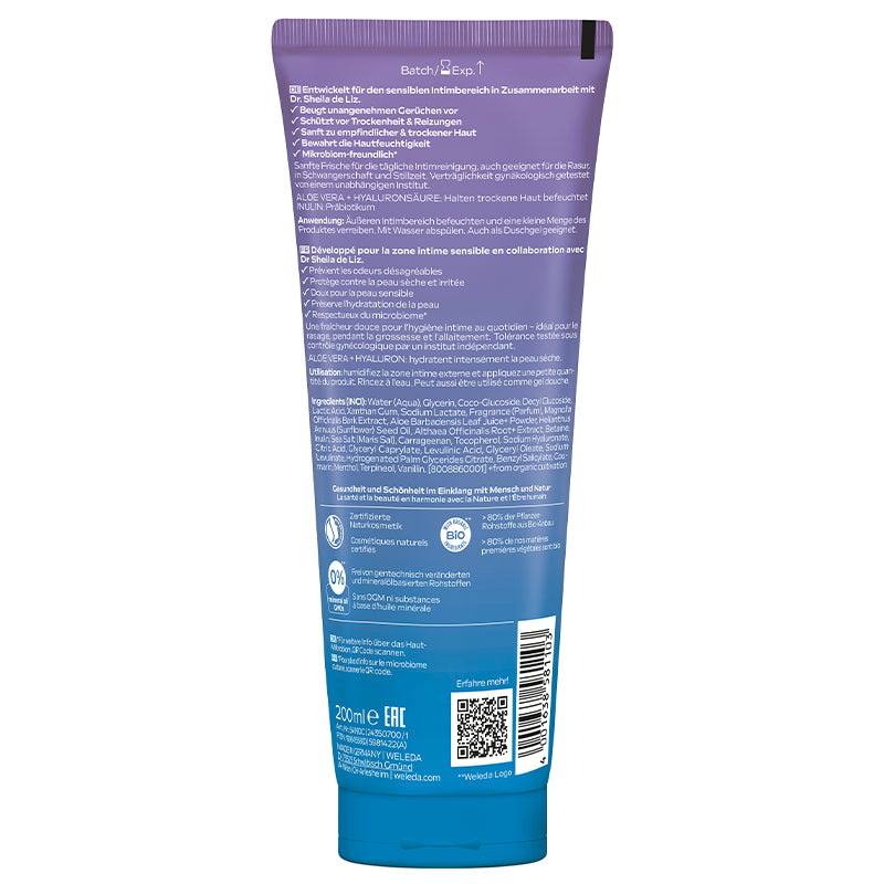 Gel nettoyant intime équilibrant aloe vera BIO