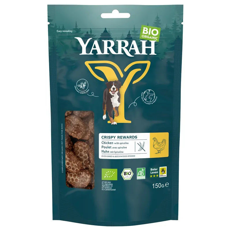 Friandises croquantes au poulet pour chien BIO
