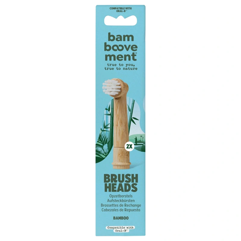 Bamboovement - Brossettes de rechange en bambou pour Oral-B 4 pièces