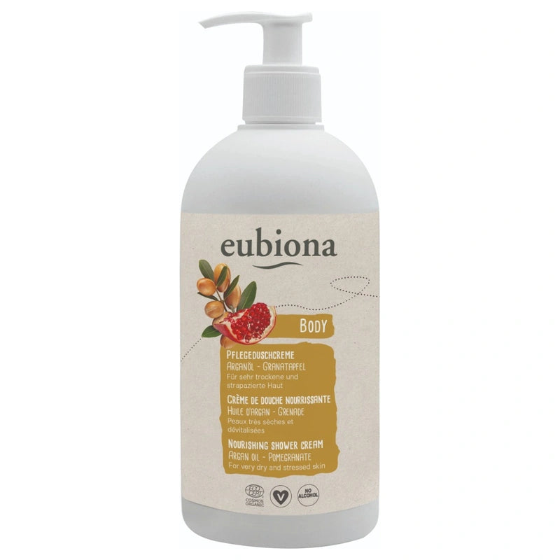 Eubiona - Nährende Duschcreme Argan & Granatapfel BIO - 500ml