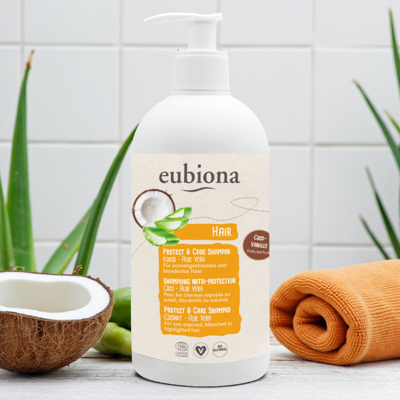 Eubiona - Shampooing nutri-protecteur coco & aloe vera BIO 500ml