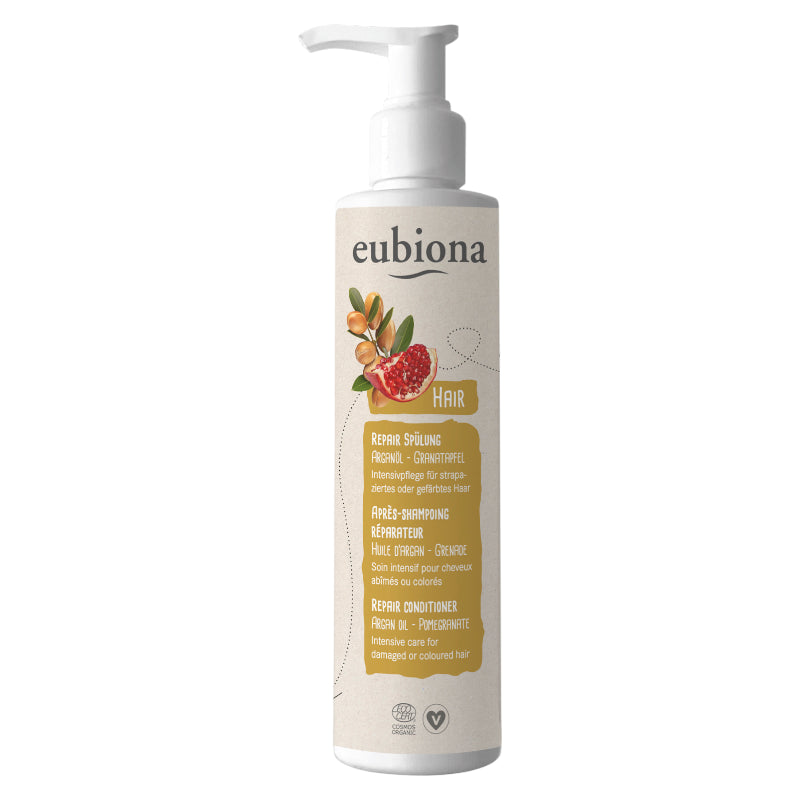 Eubiona - Après-shampooing réparateur argan & grenade BIO 200ml