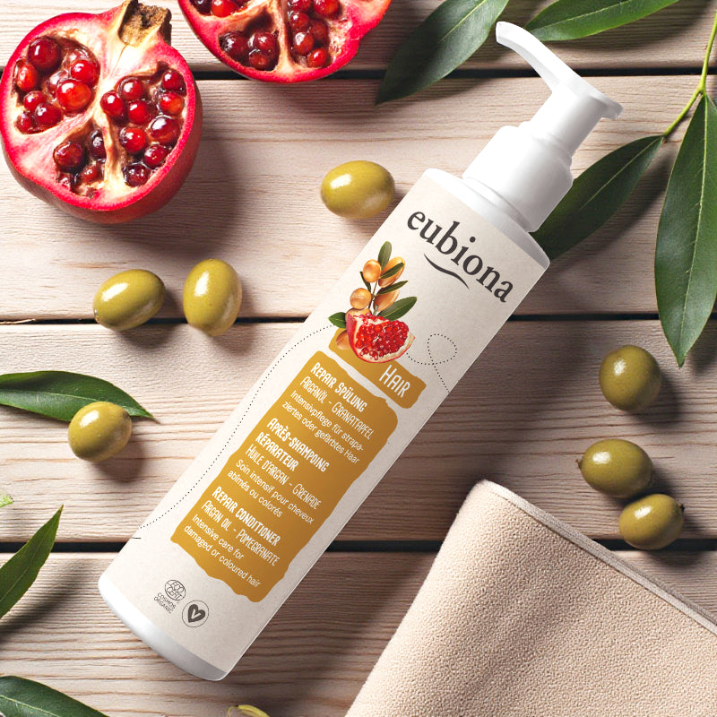 Eubiona - Après-shampooing réparateur argan & grenade BIO 200ml