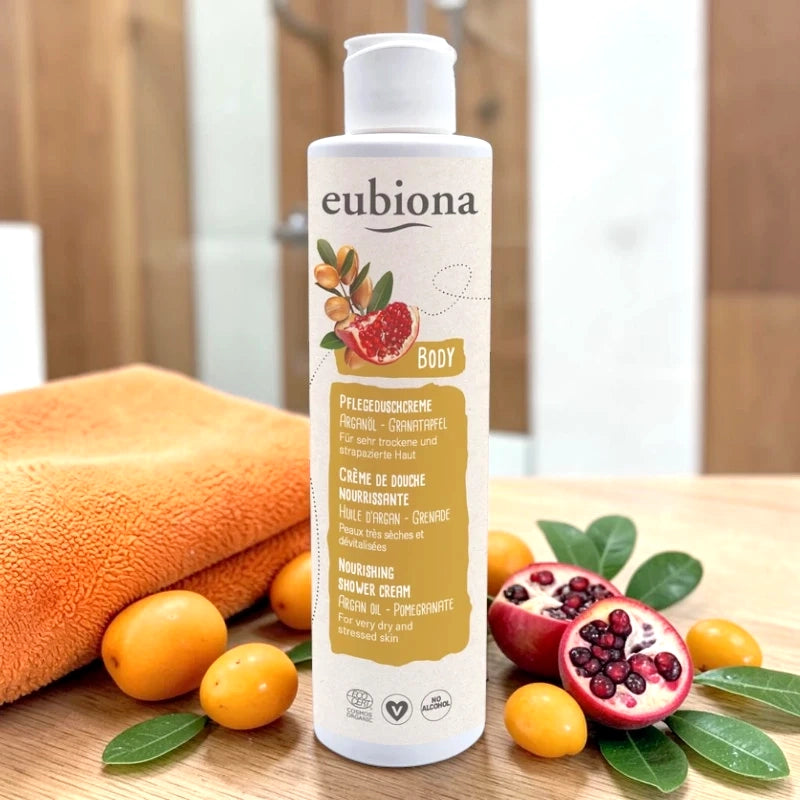 Eubiona - Nährende Duschcreme Argan & Granatapfel BIO - 200ml