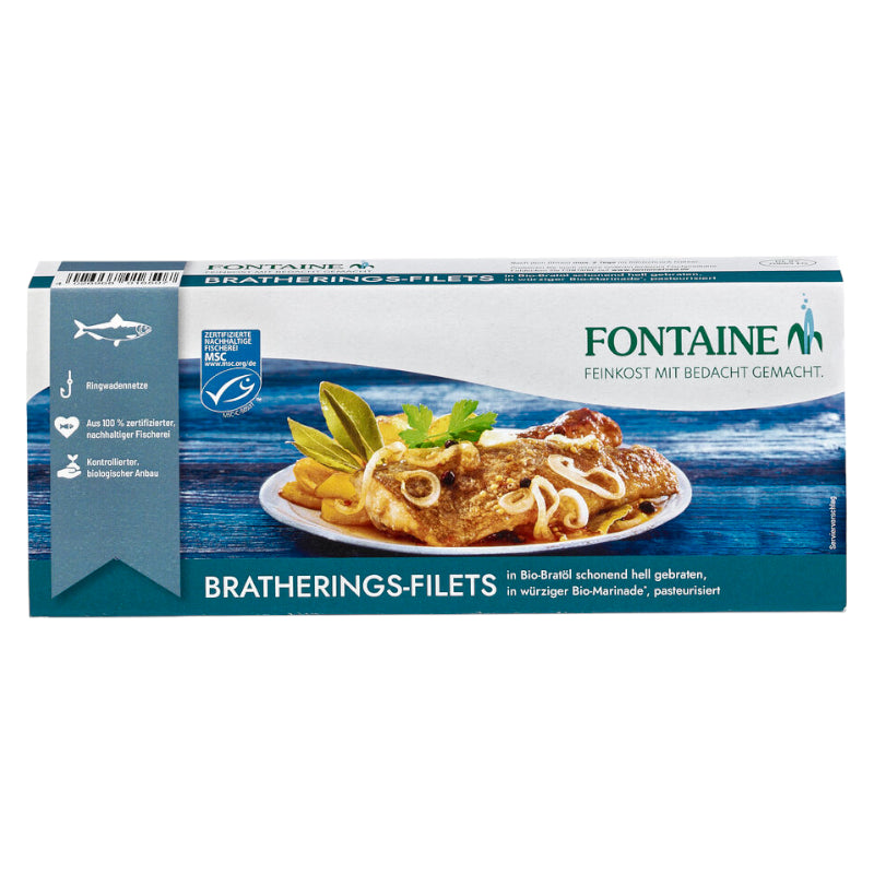 Fontaine - Filets de harengs frits en marinade 325g