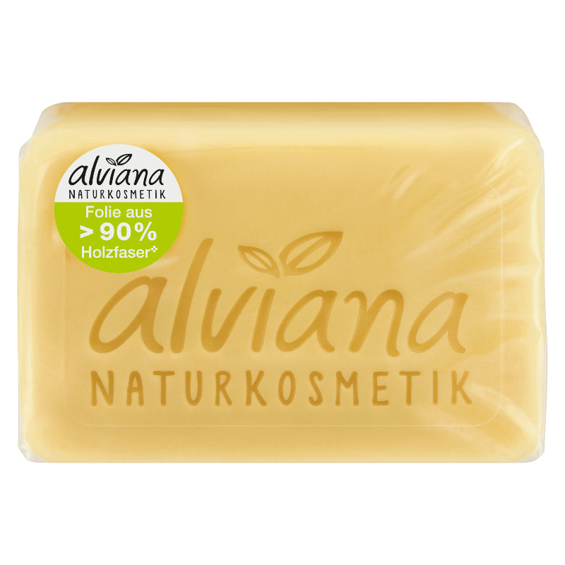 Alviana - Savon à l'huile végétale lait & miel 100g