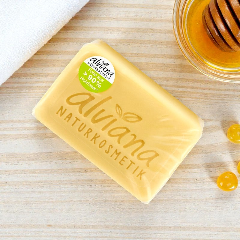 Alviana - Seife mit Pflanzenöl Milch & Honig 100g