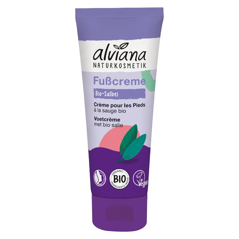 Alviana - Crème pour les pieds sauge BIO 75ml