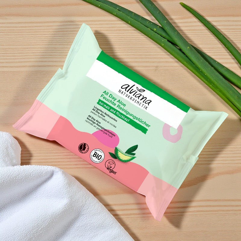 Alviana - Reinigungstücher All Day Aloe Vera 25 pièces