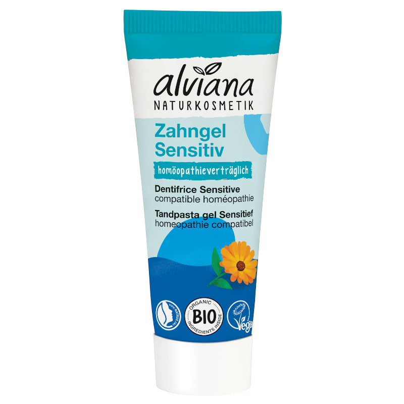 Alviana - Dentifrice sensitive gardénia sans fluor 75ml
