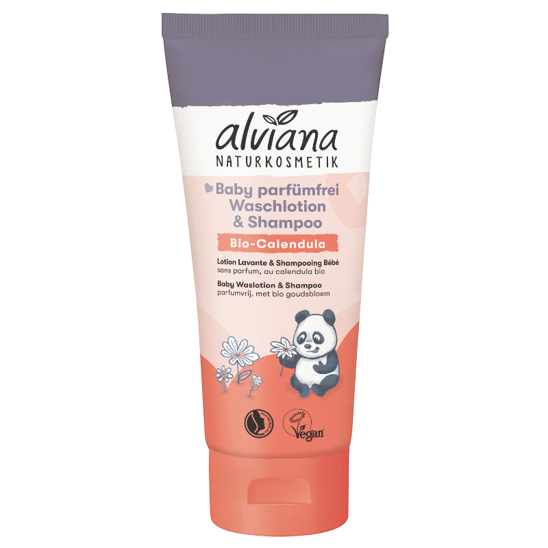 Alviana - Baby Waschlotion & Shampoo Calendula 200ml