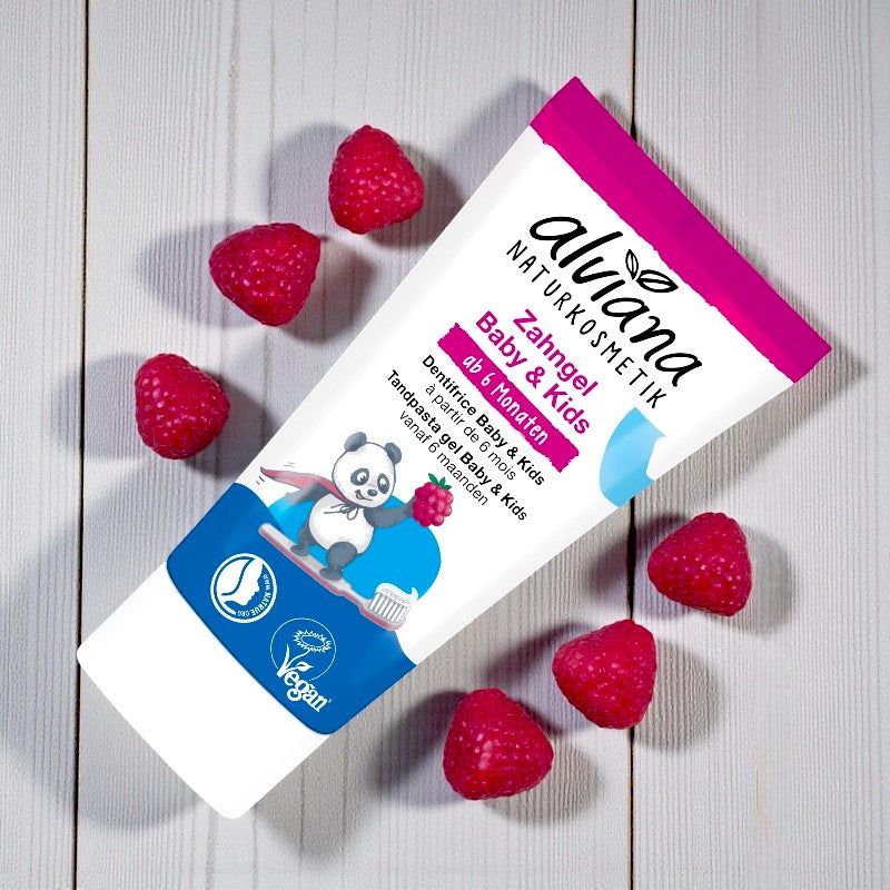Alviana - Dentifrice bébés & enfants framboise 50ml