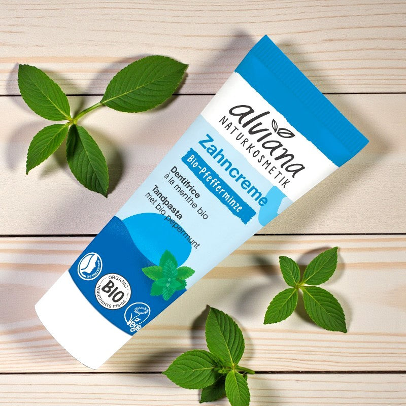 Alviana - Zahnpasta Minze mit Fluorid 75ml