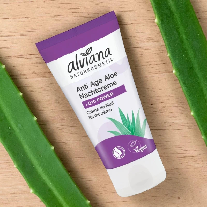 Alviana - Anti-Aging Nachtcreme Q10 & Aloe Vera BIO 50ml