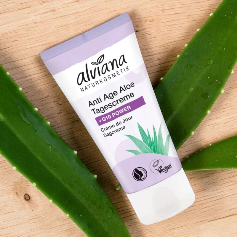 Alviana - Crème de jour anti-âge Q10 & aloe vera BIO 50ml