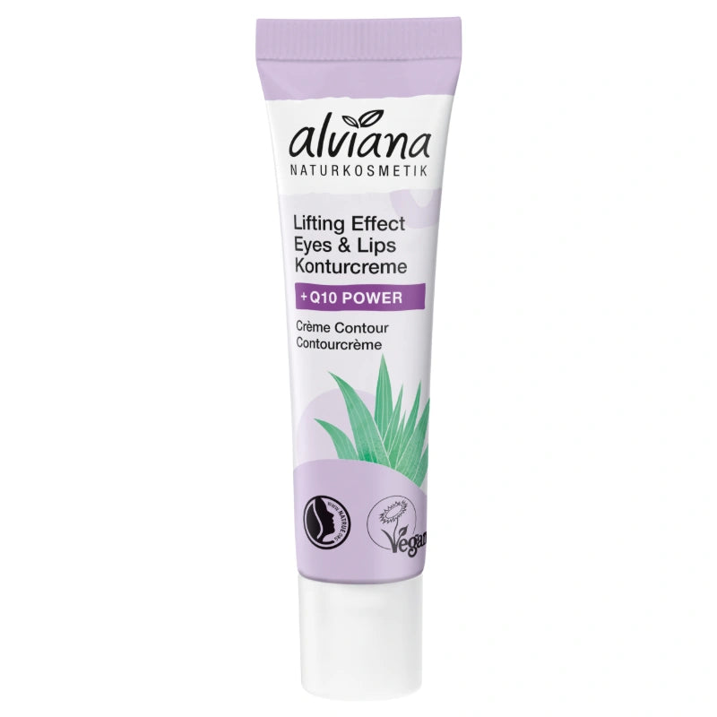 Alviana - Crème contour effet lifting Q10 & aloe vera BIO 15ml